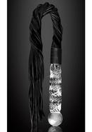 Icicles No. 38 Textured Glass Dildo With Flogger 26.5in -...