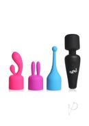 Bang! 10x Mini Wand Set Rechargeable Silicone Vibrator With...